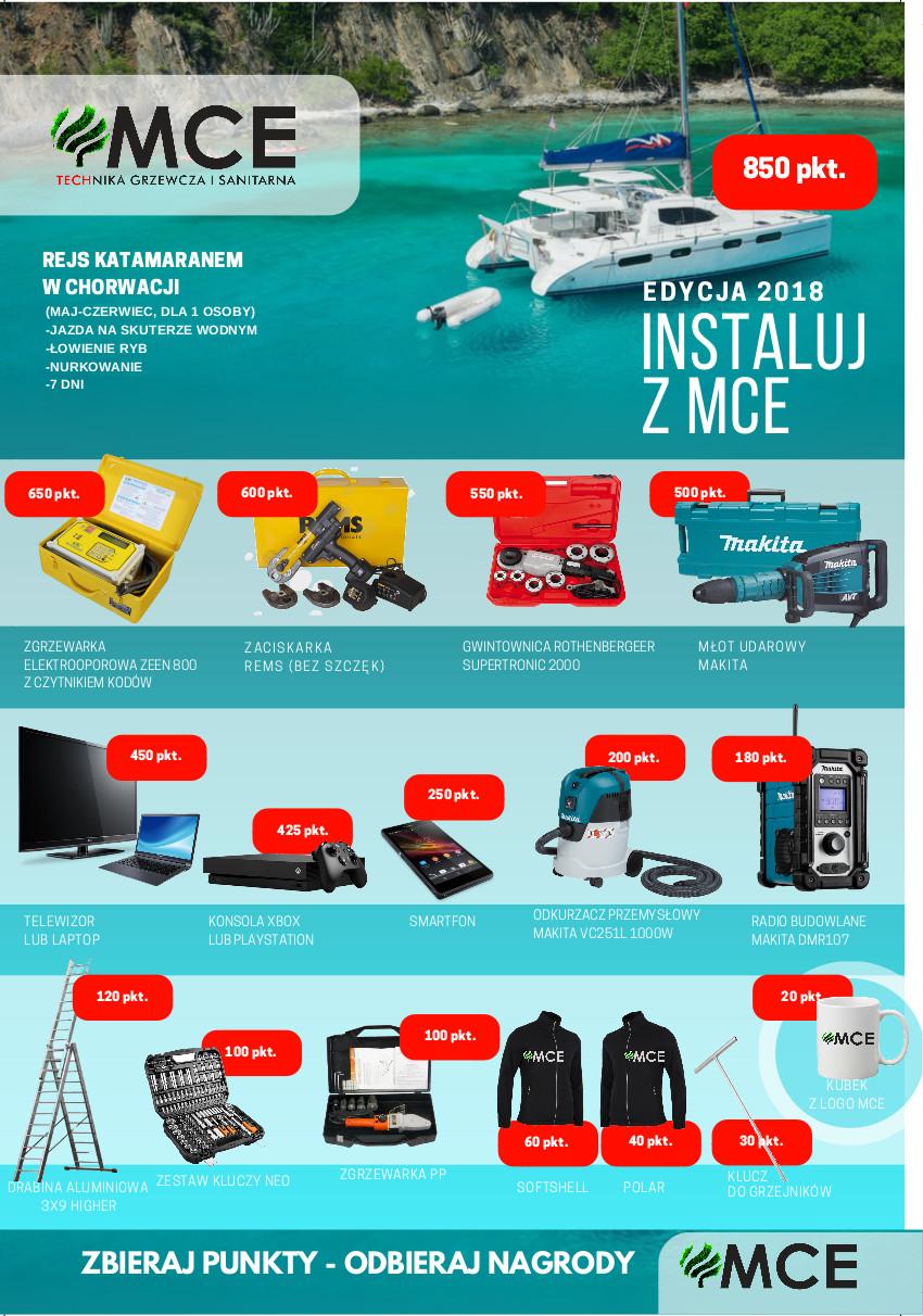 PLAKAT Instaluj z MCE 2018